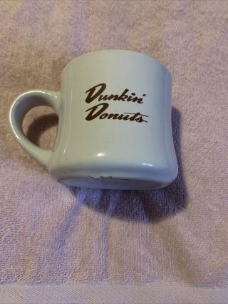Retro Vintage Style Dunkin Donuts Dunkie Man Coffee Mug Cup Diner Style Heavy
