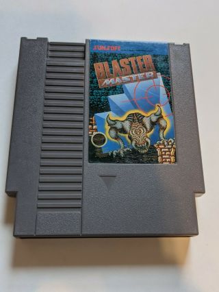 Blaster Master Nes Nintendo Vintage 1988 Cleaned & Great