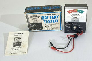 Vintage Micronta 22 - 030a Battery Tester Radio Shack Tandy Box