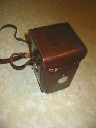 Antique Vintage Rolleiflex Camera Carl Zeiss Tessar 1:2.  8 w/case 3
