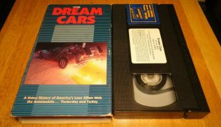 Dream Cars Classic Automobile Documentary (vhs,  1987) Rare Vintage 50 