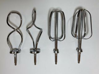 Oster Regency Kitchen Center Mixer Beaters And Dough Hooks Vintage