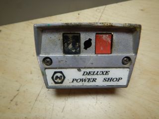 Vintage Dewalt De Walt Power Shop Radial Arm Saw Switch