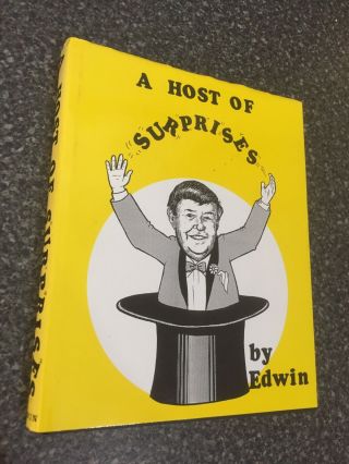 (v) Rare Vintage Magic Trick Book A Host Of Surprises By Edwin