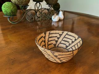Antique 1920 Fabulous Pima Native American Indian Basket Tight Weave Great Gift