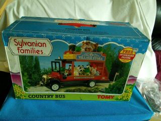 Vintage Sylvanian Families Tomy 80s/90s Country Bus