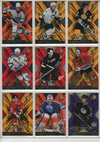 2007/08 Spx Hockey Complete 100 Card Base Set With 26 Rookies & 63 Spxtreme