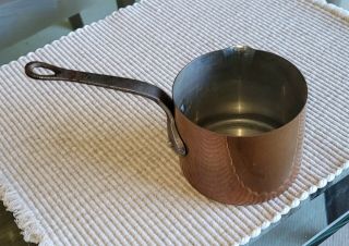 Vintage French Copper Sauce Pan - - Cool