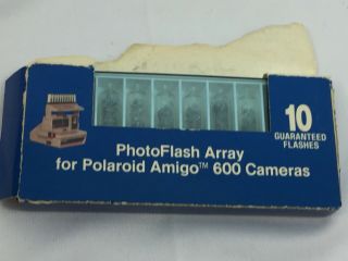 Ge Photoflash Array For Polaroid Amigo 600 Camera Flash Vintage 26163