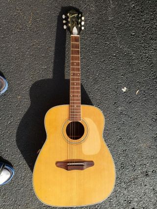 Vintage Harmony Sovereign Model F - 68 Acoustic Guitar