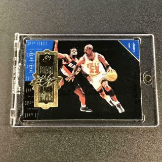 Michael Jordan 1998 Upper Deck Spx Finite 100 Radiance Gold Foil Embossed /2700
