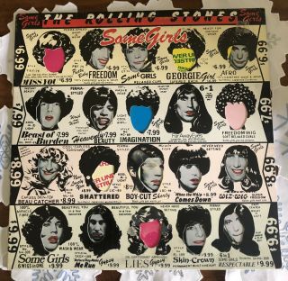 The Rolling Stones Some Girls Vinyl Lp 1978 Promotone Record Album Vintage