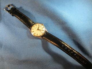 Watchmaker Estate Vintage Bulova 10k White Rgp Diamond Dial 21j Mens Wrist Watch