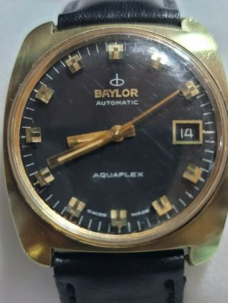 Vintage Baylor Vintage Baylor Aquaflex Automatic Watch,  It Fine