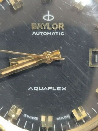 VINTAGE Baylor Vintage Baylor Aquaflex Automatic Watch,  It Fine 2