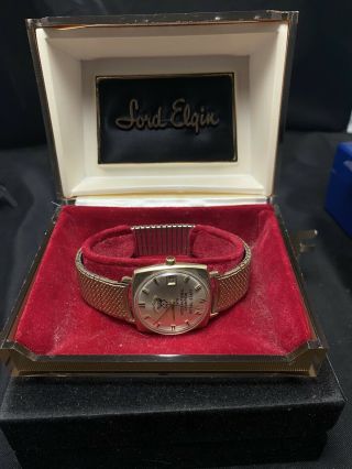 Vintage Lord Elgin Watch.  10 K Gold Filled Case.  Pre - Owned. 2