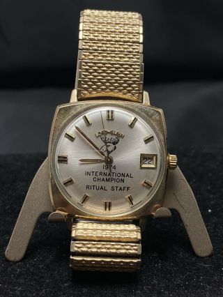 Vintage Lord Elgin Watch.  10 K Gold Filled Case.  Pre - Owned. 3