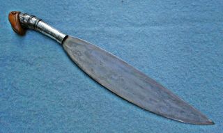 Antique 19thc Moro Datu Barong Sword Philippines Tribal Knife Dagger Krisasian