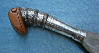 antique 19thc Moro datu Barong sword Philippines tribal knife dagger krisAsian 2