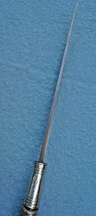antique 19thc Moro datu Barong sword Philippines tribal knife dagger krisAsian 5
