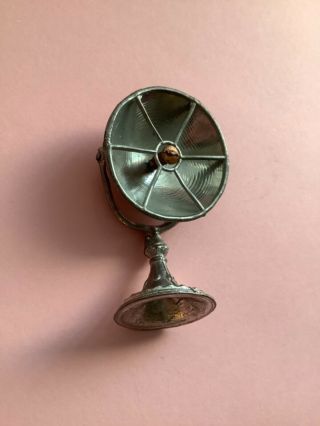 Vintage German Art Deco Dolls House Fan Shaped Electric Fire / Heater