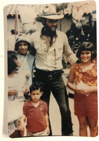Vintage Elvis Presley Candid Still Photo Picture Meeting Kids Charro Set