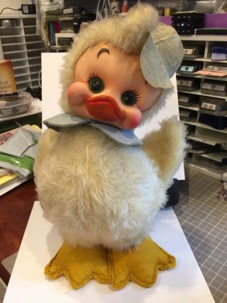 Vintage Rushton Star Creation Duck Chick Rubber Face