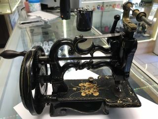 Charles Raymond 1861 Anique Sewing Machine England Style 2