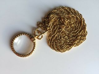 Authentic Chanel Vintage Glass Chain Necklace