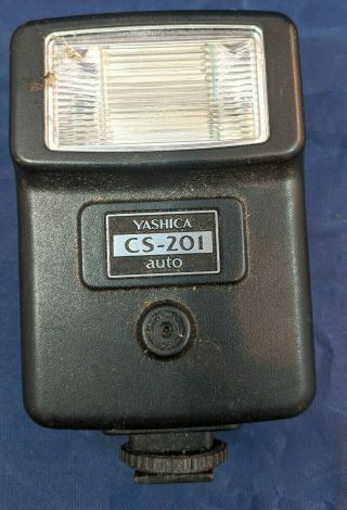 Yashica Cs - 201 Auto Camera Flash - Made In Japan.  Vintage