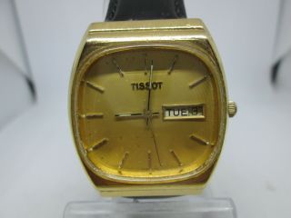 Vintage Tissot Daydate Goldplated Automatic Mens Watch