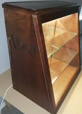 Vogt Antique Wooden Counter - Top Display Case " Read " Full Description Belt Buckle