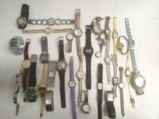 Joblot Watches Mixed Designs Styles Men Women Fashion Spare And Repair 524