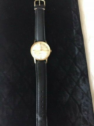 Vintage Hamilton Swiss Mens Automatic Wrist Watch Running GP Case Stainless Back 2