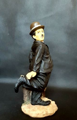 Vintage Hand Painted Film Movie Actor Charlie Chaplin Figurine Sculpture Statue 3