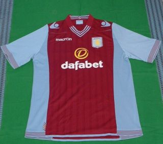 Aston Villa Vintage Home Football Shirt Jersey 2013