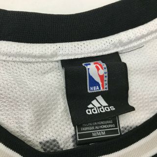 VINTAGE Adidas Tony Parker San Antonio Spurs Basketball Jersey Size Medium M NBA 3