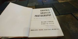 Vintage 1944 Graphic Graflex Photography Camera Guide by Morgan & Lester 2