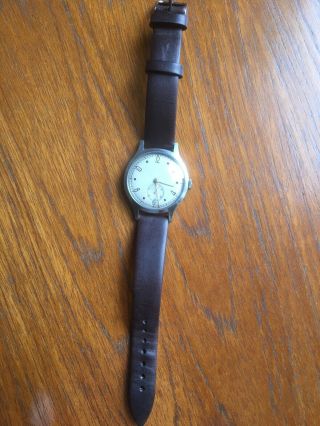 BRITISH WATCH CO.  1950 ' s watch DOGMA 15 rubis LONDON made 3
