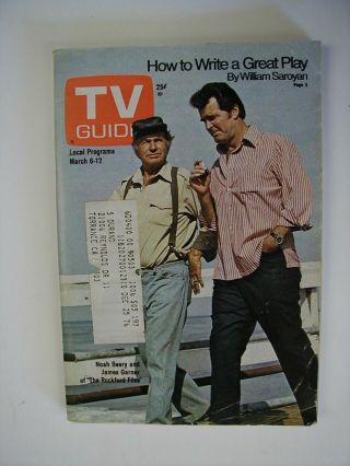 Los Angeles Mar 6 Tv Guide 1976 Rockford Files James Garner Noah Beery