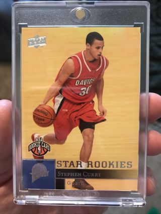 Stephen Curry 2009 - 10 Upper Deck Ud Rookie Card Rc