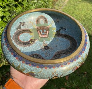 A Quality 19th Century Chinese Cloisonné Brush Washer