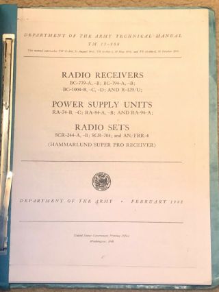 Vintage Radio Receiver Manaul Bc - 779 - A Bc - 794 - A Bc - 1004 - B