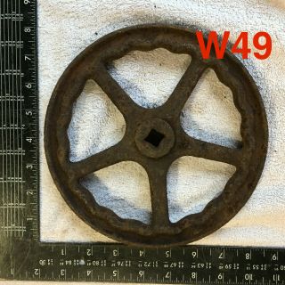 Vintage Industrial Metal Wheel Valve Handle Steam Punk 8 Inch