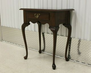 Ethan Allen Solid Cherry Queen Anne Style Hall Table 11 - 9015