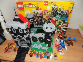 Vintage Lego Castle Set 6086 Black Knights W/ Box Instructions Mostly Complete
