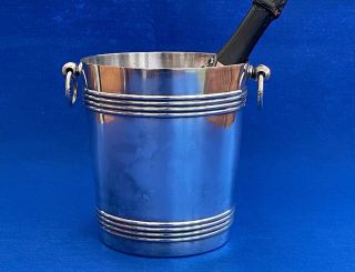 Art Deco Christofle Gallia Champagne Bucket - Ice - Wine Cooler - Silver Plate