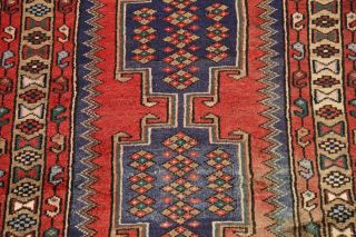 3x5 Vintage Tribal Hamedan Area Rug Hand - knotted Geometric Oriental Wool Carpet 4