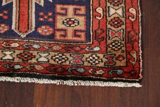 3x5 Vintage Tribal Hamedan Area Rug Hand - knotted Geometric Oriental Wool Carpet 6