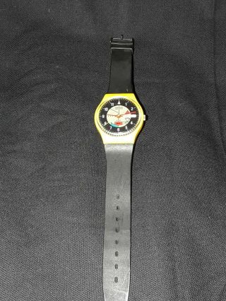 Vintage Swatch Watch 1985,  Yamaha Racer,